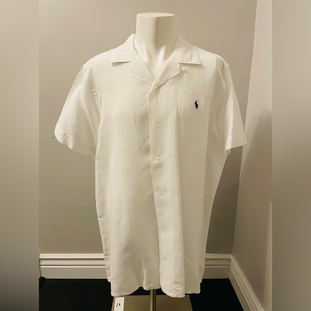 Polo Ralph Lauren Linen Blend Button Down Shirt